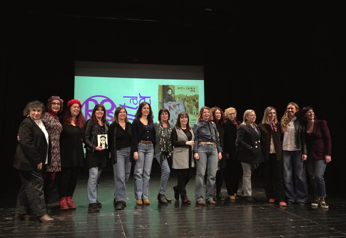 Las artistas de Art al Carrer.