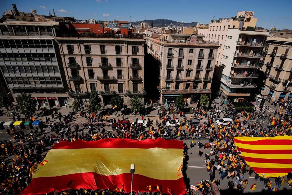 Manifestación de Sociedad Civil Catalana