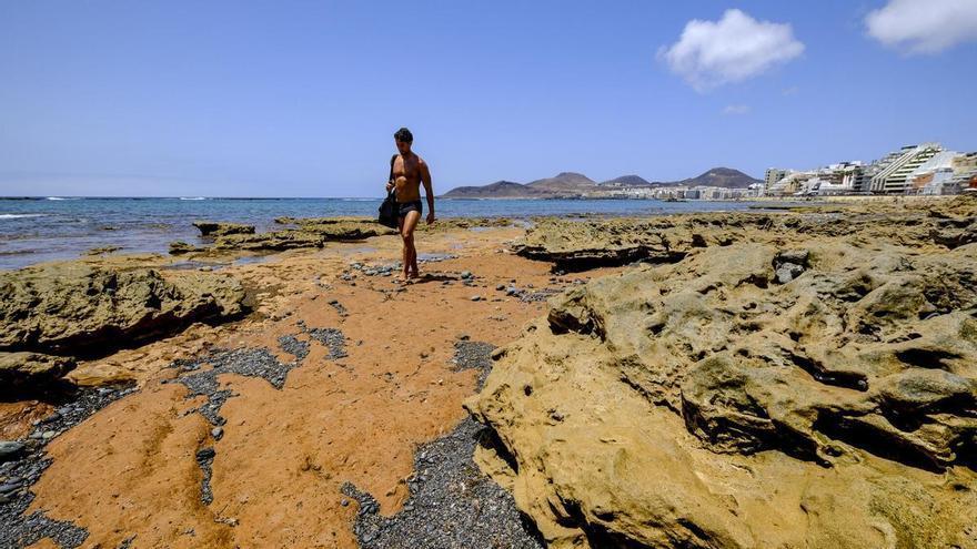 Las capas fósiles de Las Canteras, al descubierto