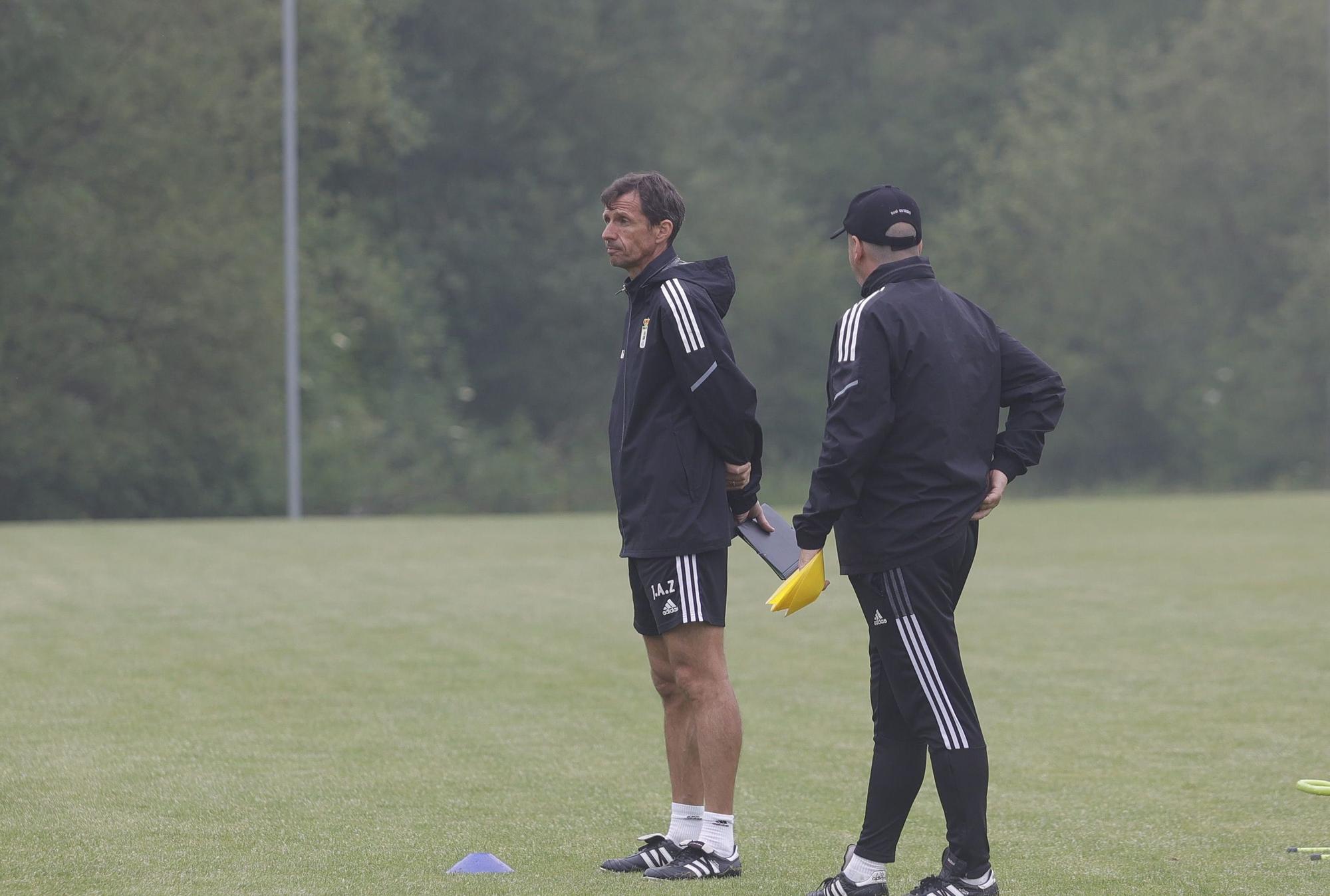 Las imágenes del entrenamiento del Oviedo