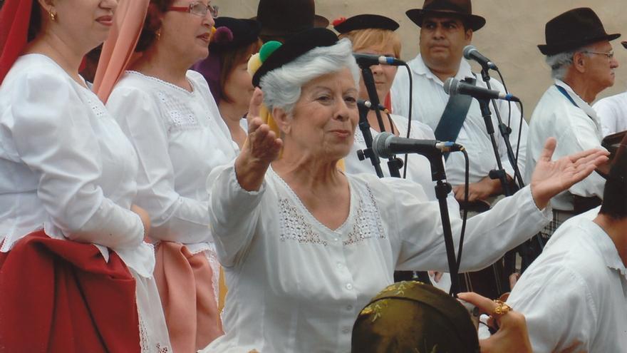 Fallece María Felipe Sosa, Maruca, fundadora de la Agrupación Folclórica San Cristóbal