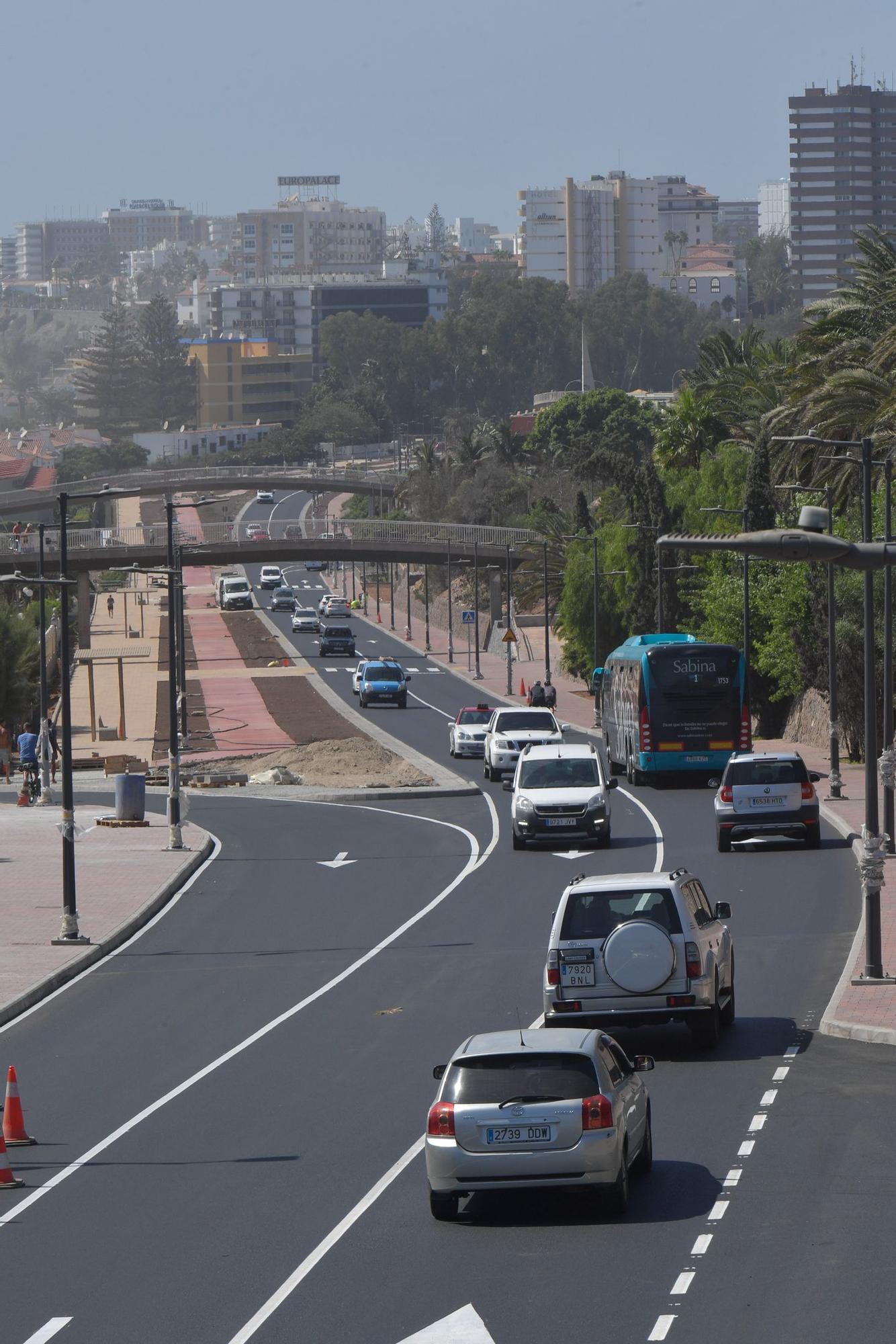 Obras en la carretera de San Agustín