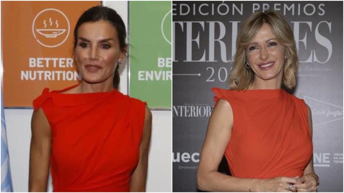 El vestido de Zara que visten la reina Letizia y Susana Griso