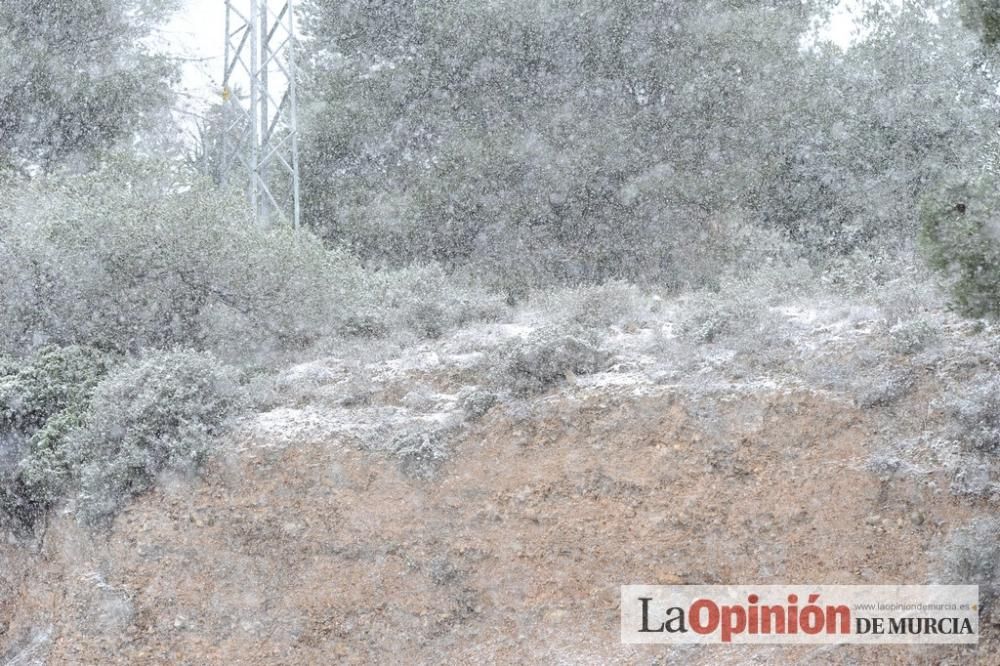 La nieve tiñe de blanco Murcia