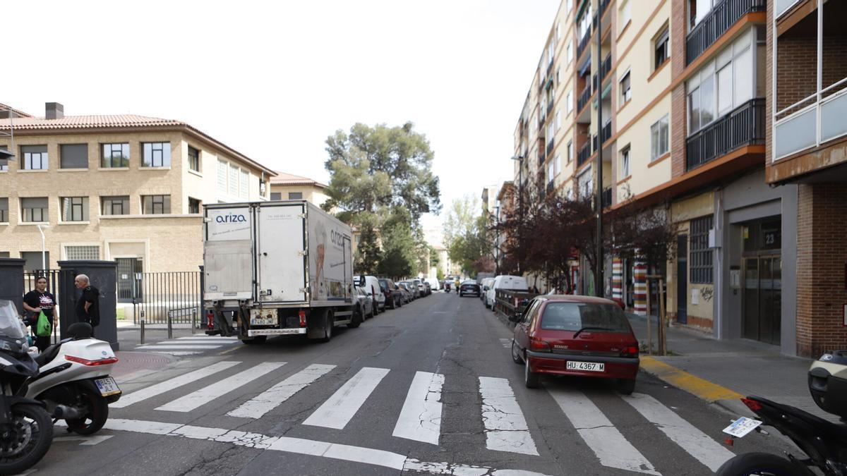 La calle Pedro Cerbuna empezará sus obras a partir del mes de mayo: este es su estado actual