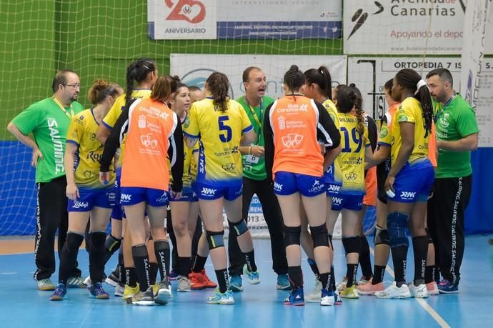 07-04-2019 TELDE. Ida de las semifinales de la Challenge Cup entre el Rocasa de Gran Canaria y el Kristianstad Handboll de Suecia  | 07/04/2019 | Fotógrafo: Andrés Cruz