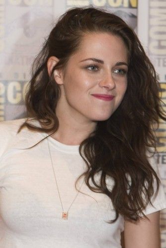 Actress Kristen Stewart arrives for a panel discussion for the upcoming film "The Twilight Saga Breaking Dawn Part 2" at Comic-Con