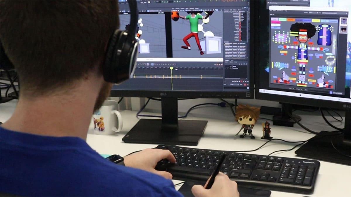 Desarrollador de animaciones trabaja en uno de sus proyectos en la productora 3 Doubles Producciones, con sede en Tenerife.