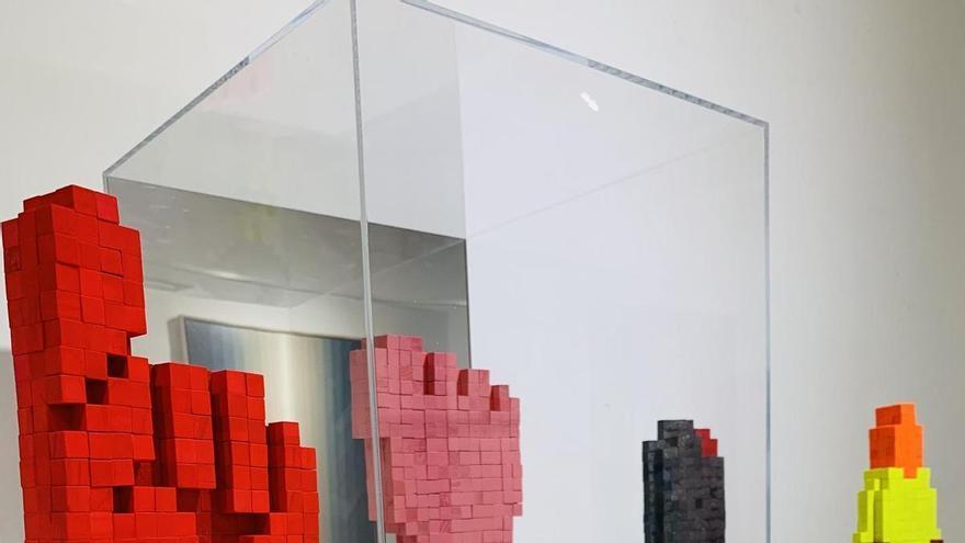 El píxel como protagonista en la exposición 'Moltxulo' en la Galería Lupe Fullana