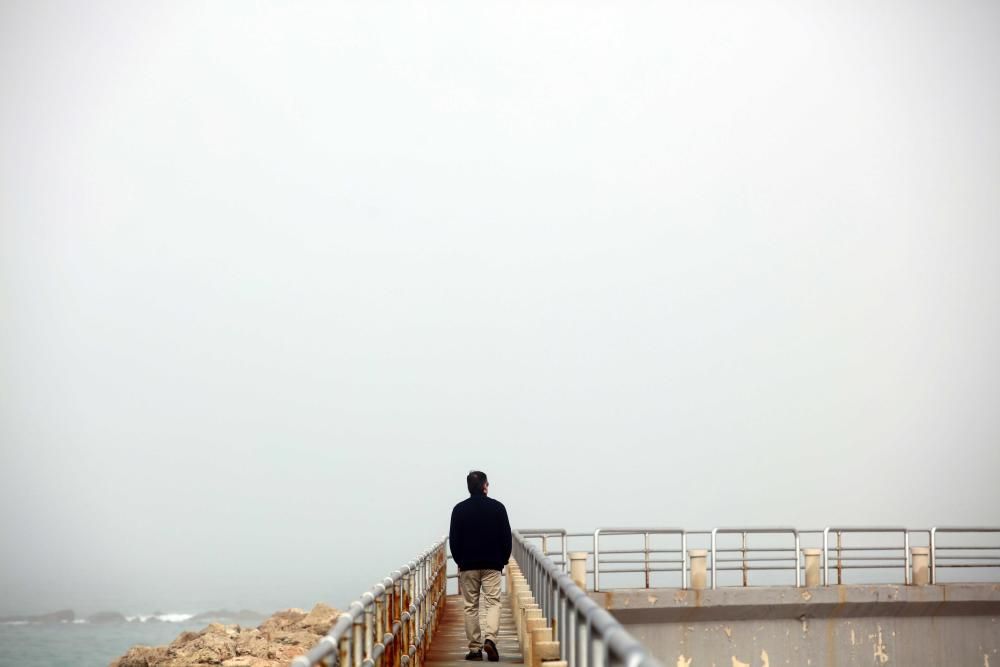 La niebla reaparece en Palma