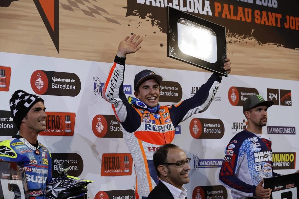 Elías acaba segon en un Superprestigi Dirt Track guanyat per Marc Márquez