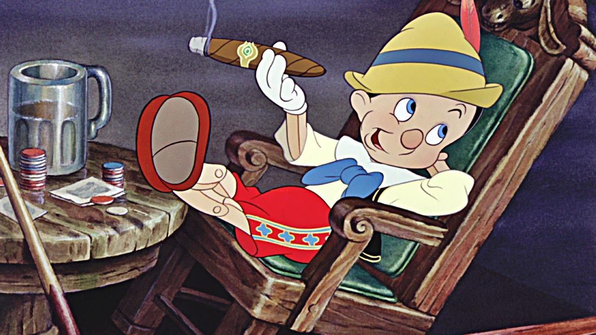 Fotograma de 'Pinocho', el segundo largometraje animado de Disney tras 'Blancanieves y los siete enanitos'.