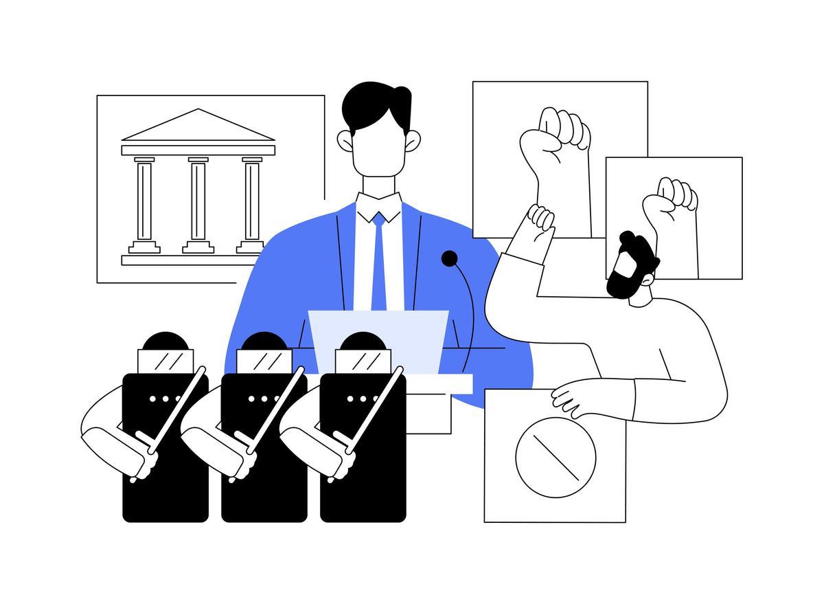 Harto de las estrategias políticas.