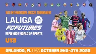 Horarios y resultados de LaLiga FC Futures Internacional Sub-13: fechas del torneo y dónde ver los partidos hoy en directo y por TV