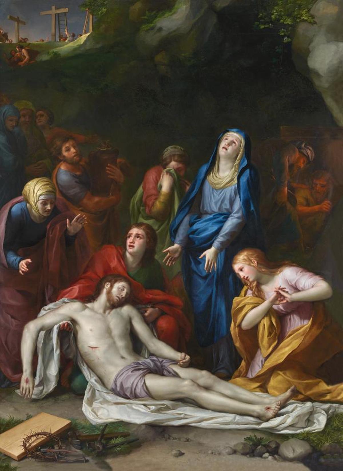 'Lamentación sobre Cristo muerto', de Antonio Raphael Mengs Óleo. 1768.