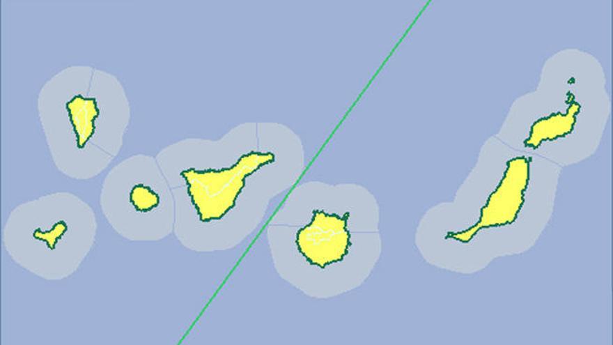 Viento de hasta 70 kilómetros por hora en Canarias