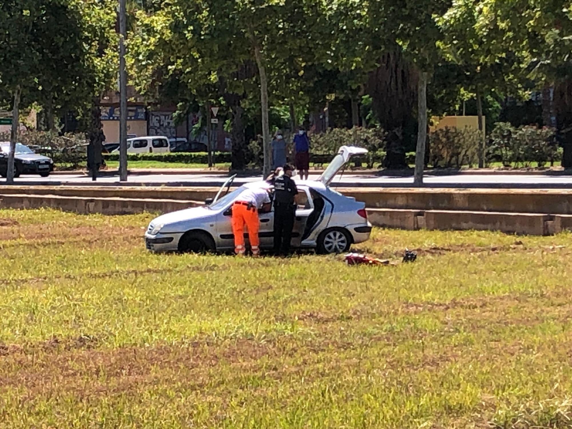 Accidente en la Ronda Norte de València