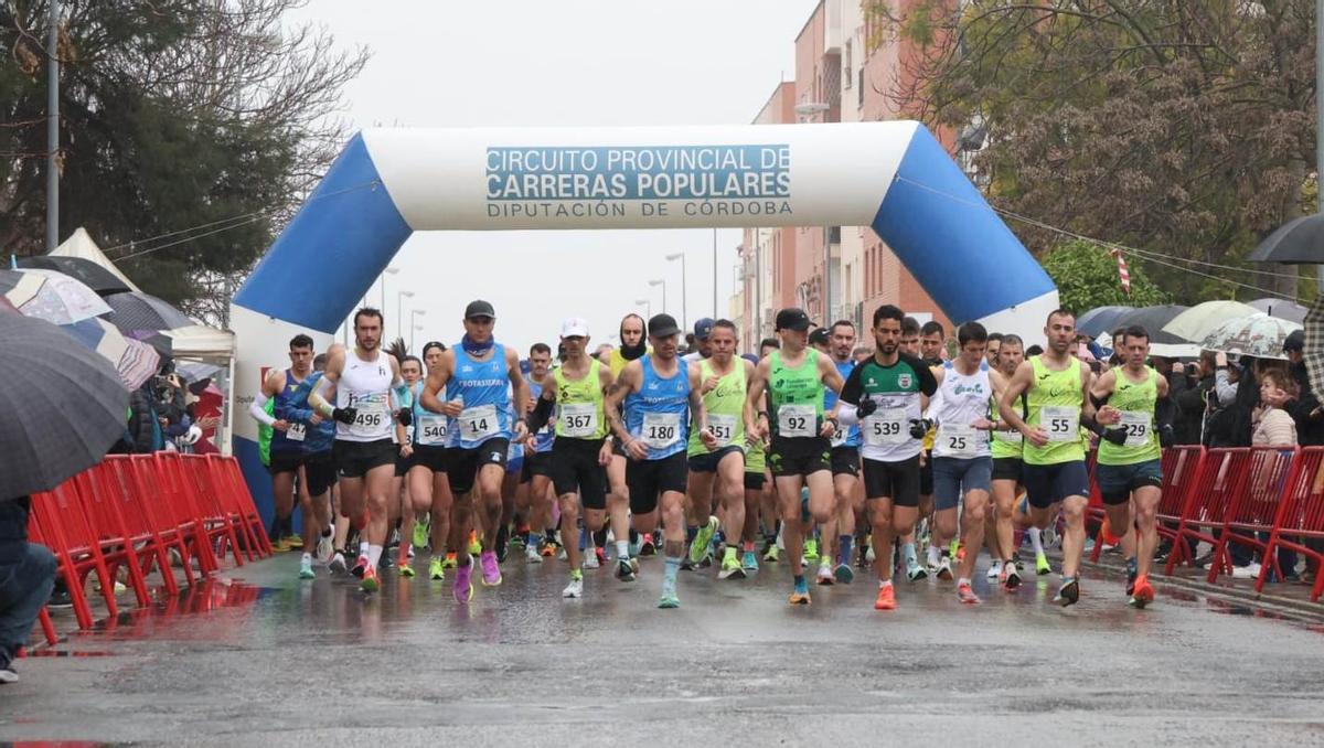 Salida de la Media Maratón de Puente Genil.