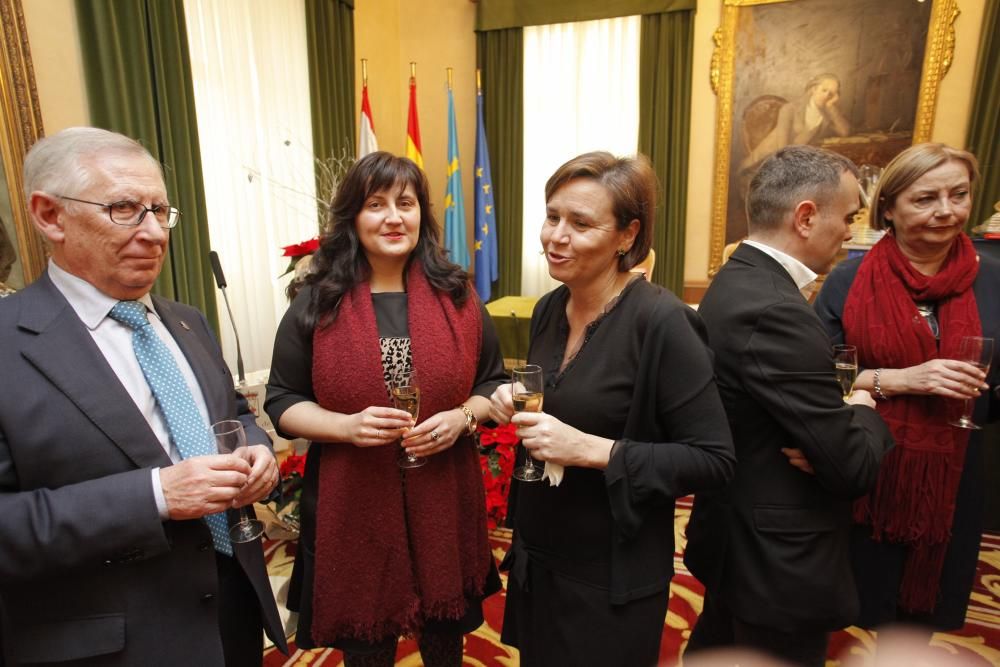 Brindis navideño de los alcaldes asturianos