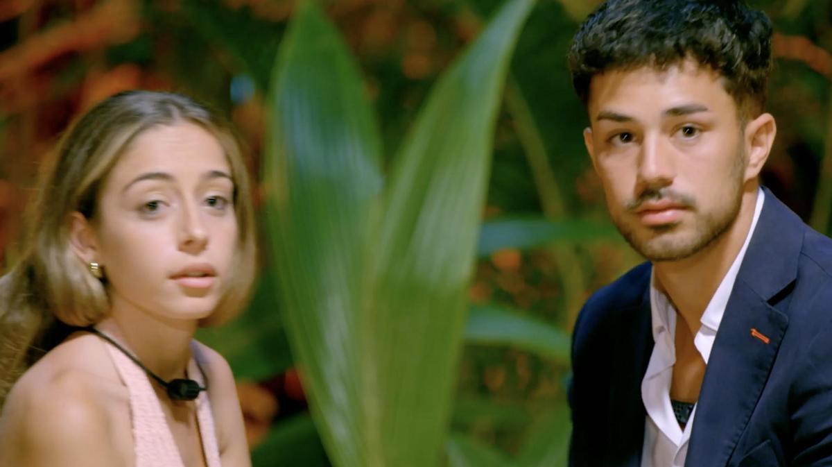 Álex y Ainhoa en su última hoguera en 'La isla de las tentaciones