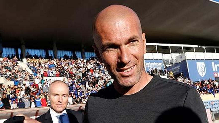 Zinedine Zidane, el pasada lunes en Lausana.