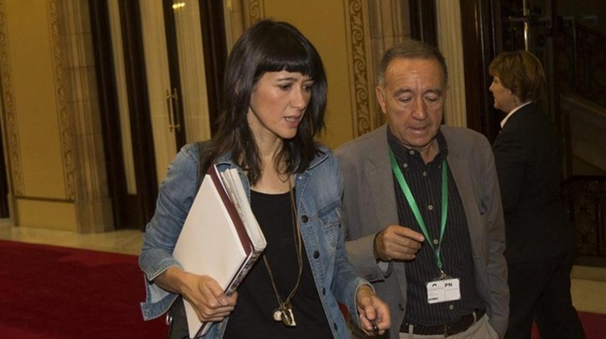 L’alcaldessa de Santa Coloma, Núria Parlon, al Parlament aquest dijous.