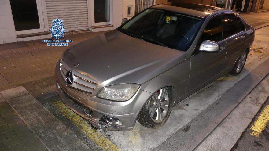 Tres detenidos por robo con fuerza tras una persecución por las calles de Pontevedra