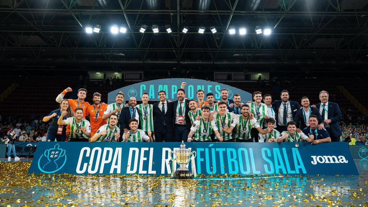 El Betis de Fútbol Sala consigue su primera Copa del Rey