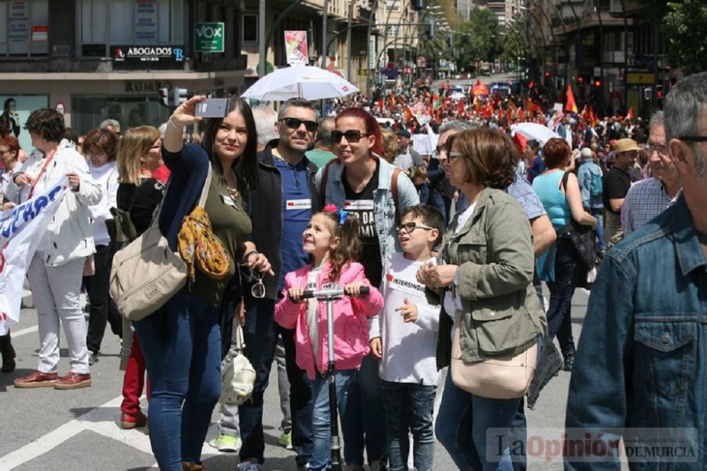 Manifestación del 1 de mayo en Murcia