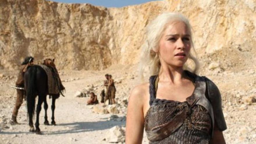 Emilia Clarke es Daenerys Targaryen en &#039;Juego de tronos&#039;.