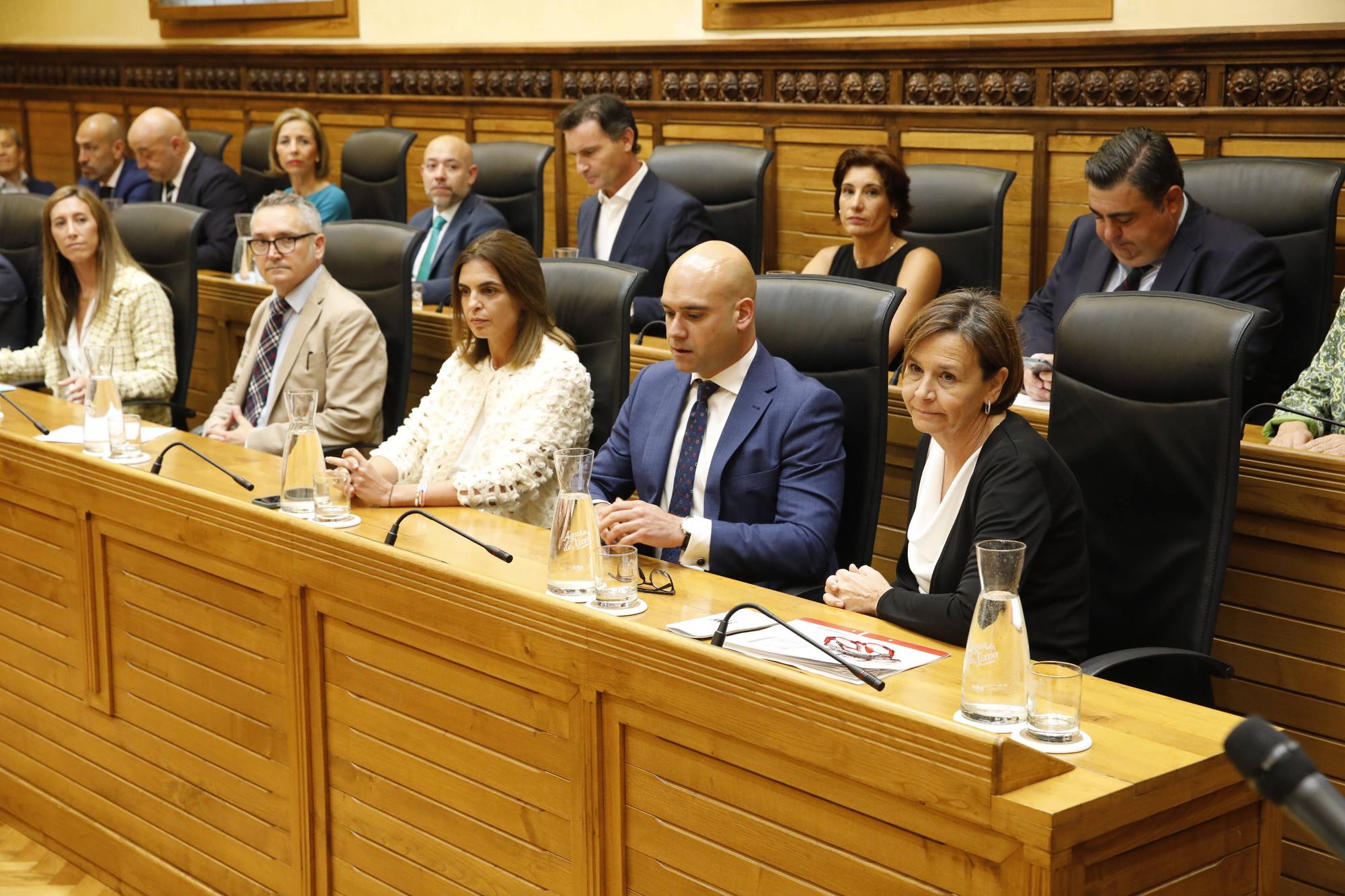 En imágenes: Carmen Moriyón vuelve a ser la Alcaldesa de Gijón