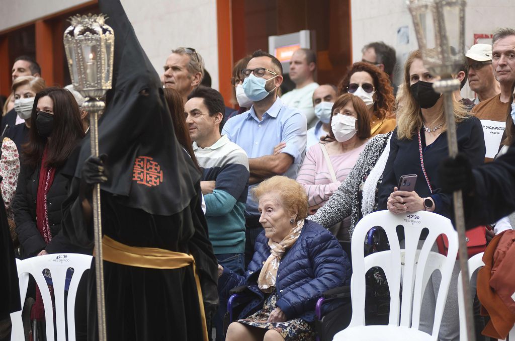 La procesión del Viernes Santo de Murcia, en imágenes