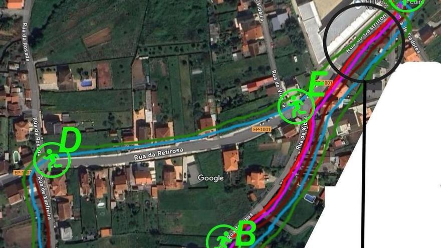 Cortes de tráfico este domingo en Coiro por el cross escolar de Castrillón
