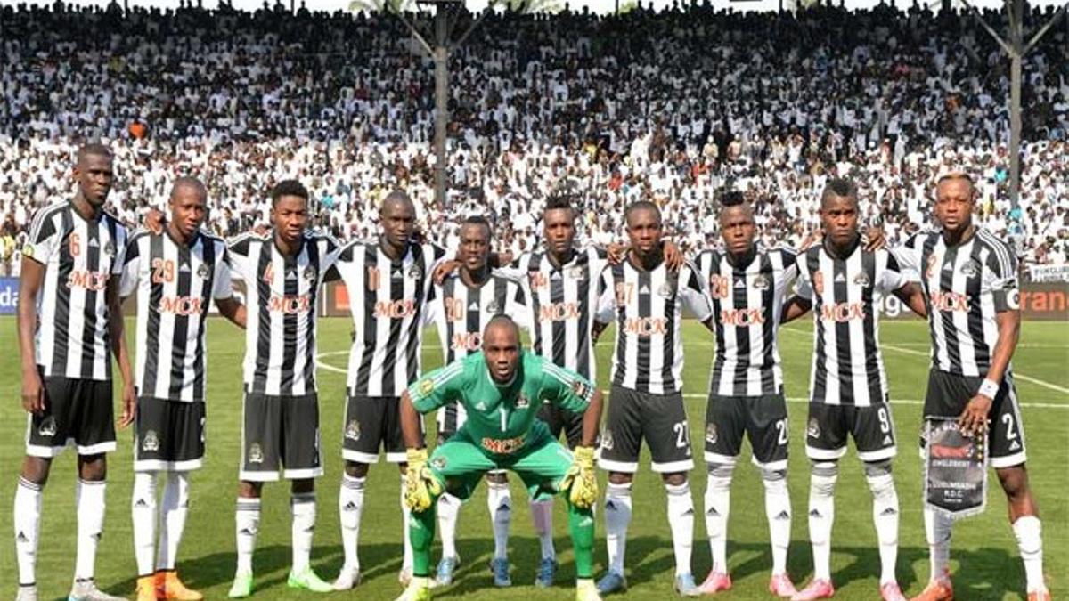 La alineación del TP Mazembe en el partido de vuelta de la final de la Champions League de África 2015