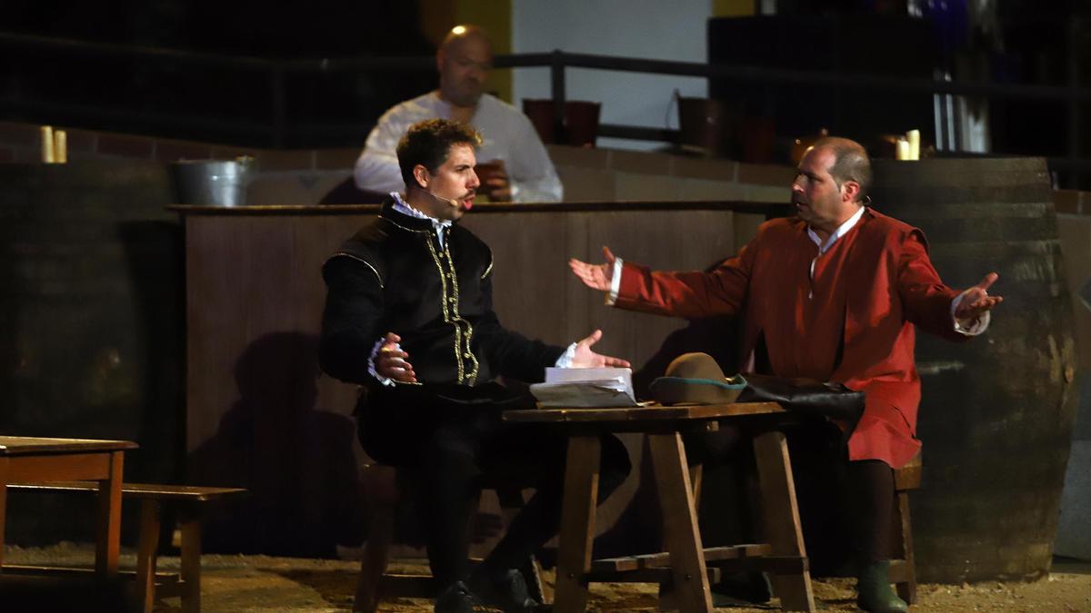 Lope de Vega y Nicolás de los Ríos, en una de las escenas