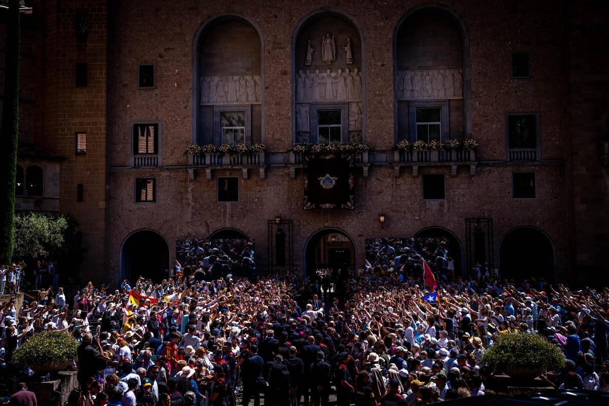 El Papa León XIV visita Montserrat
