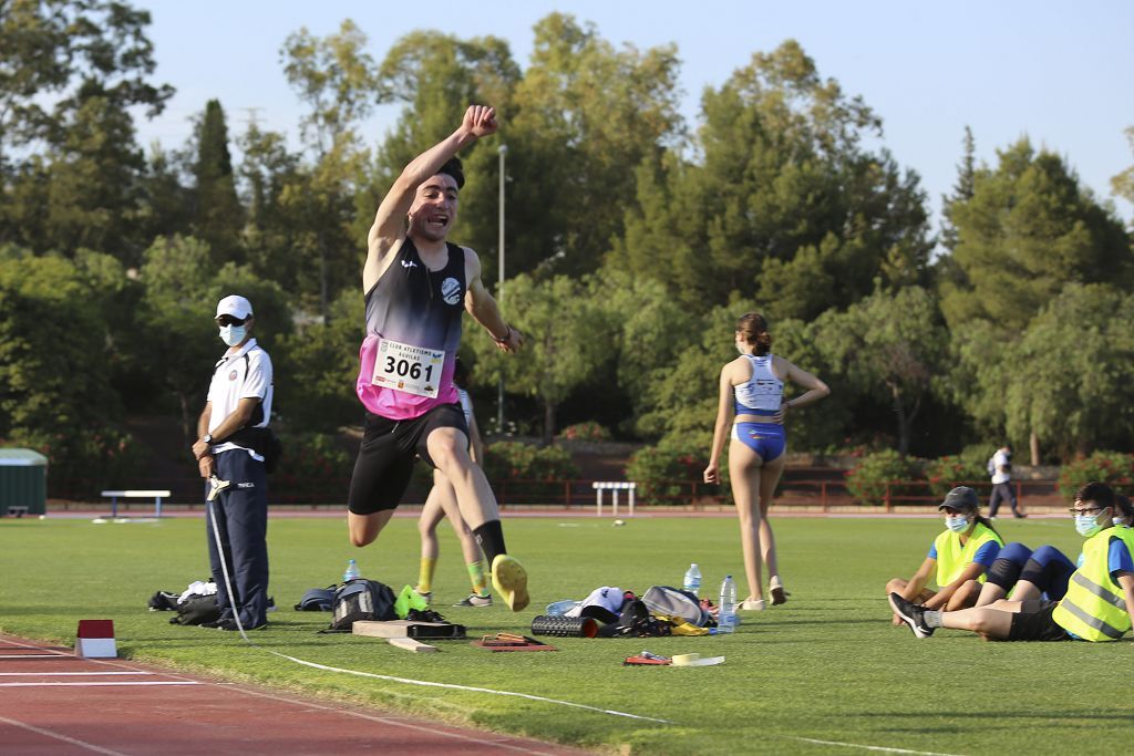 Campeonato regional de atletismo. Primera jornada