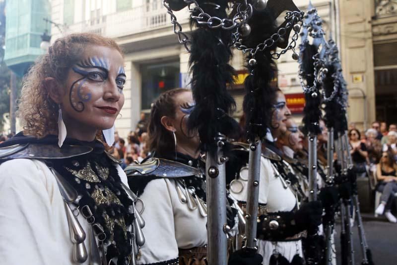 Actos del 9 d'Octubre: Desfile de Moros y Cristianos