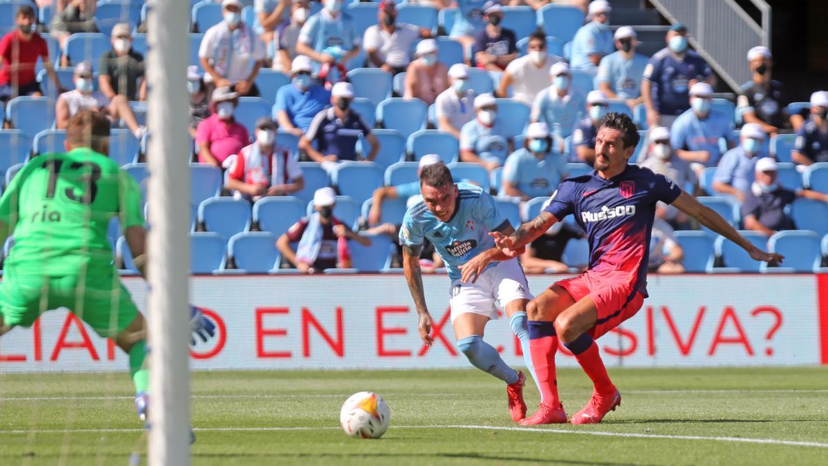 El Celta-Atlético, en imágenes