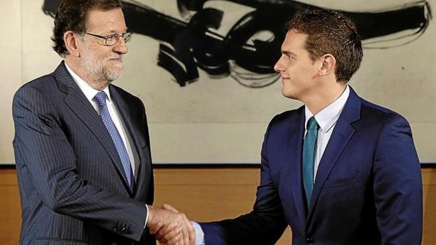 Rajoy i Rivera es van reunir la setmana passada al Congrés