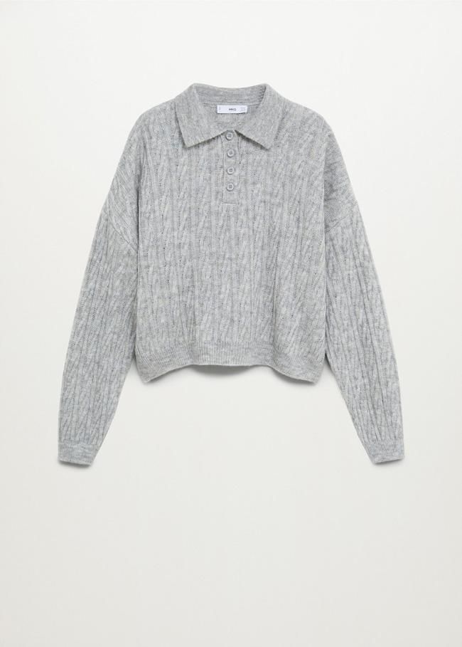 Jersey estilo polo, de Mango