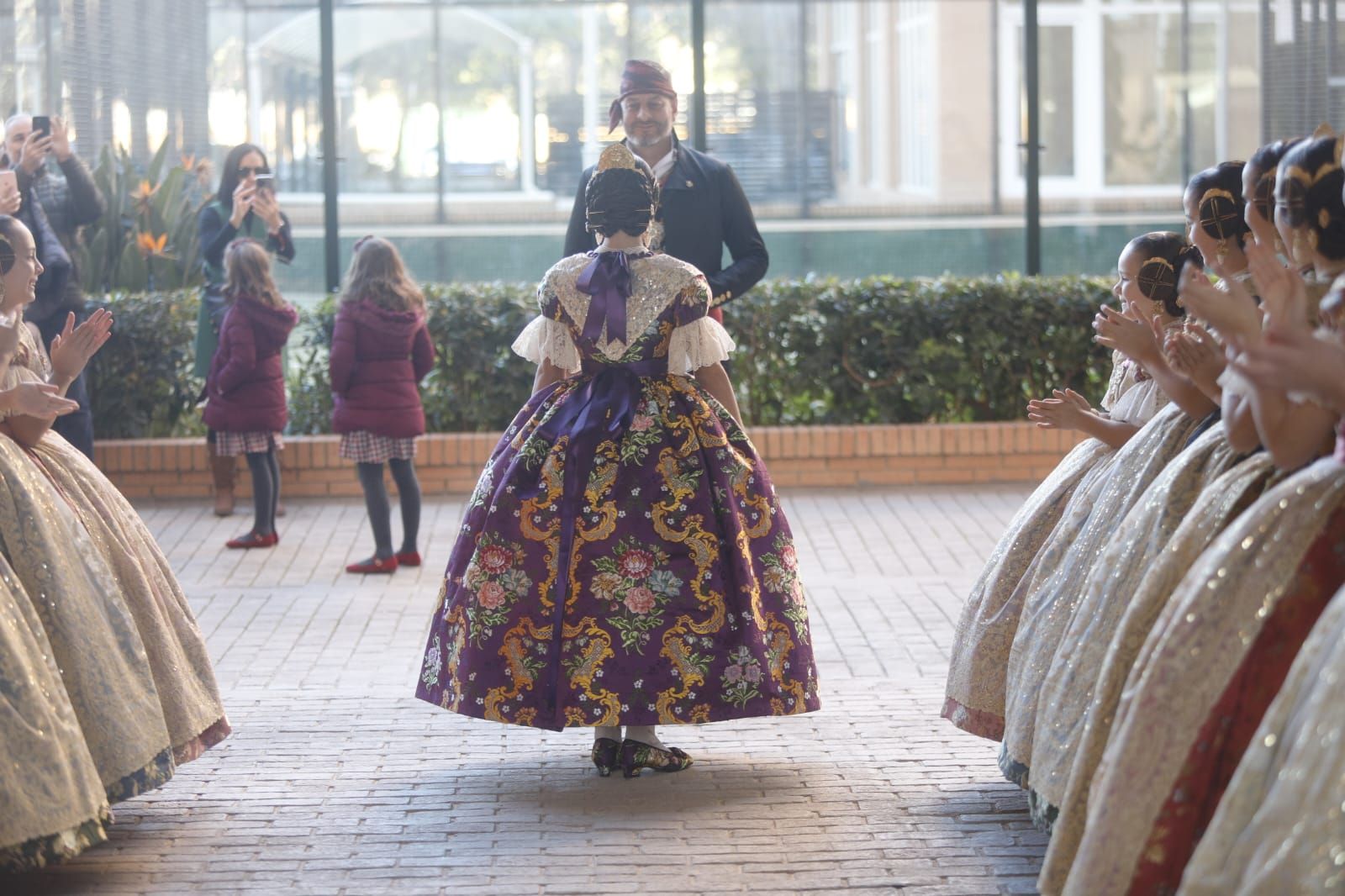 El espolín de Paula Nieto, Fallera Mayor Infantil