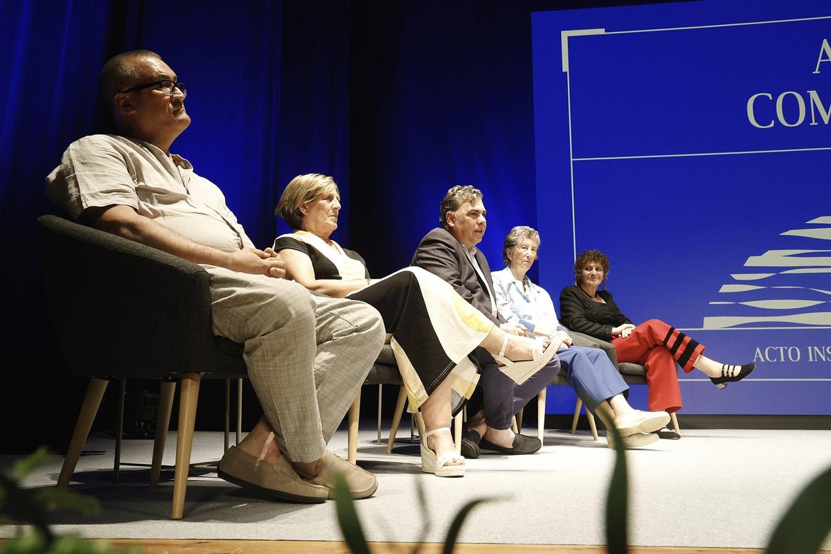 Un momento de la gala de entrega de las distinciones Alba de Compostela