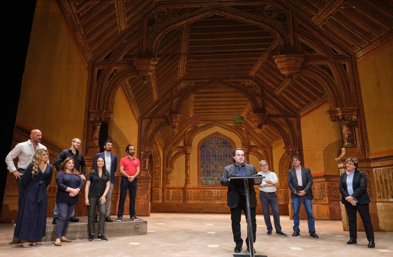 Presentación de la ópera 'Un ballo in maschera' en el Auditorio de Tenerife