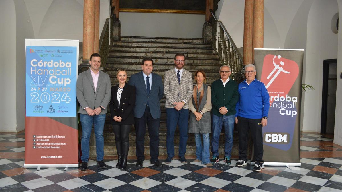 Presentación de la 14ª Córdoba Handball Cup en la Diputación Provincial.