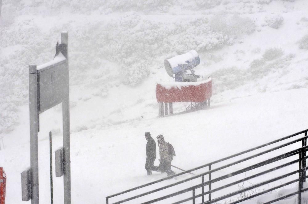 Primera nevada en Pajares