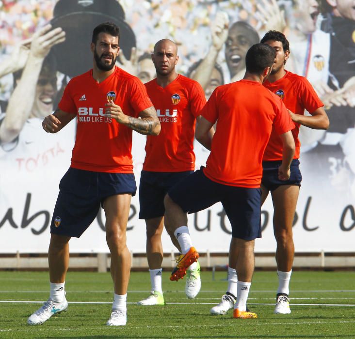 El primer entrenamiento de Neto