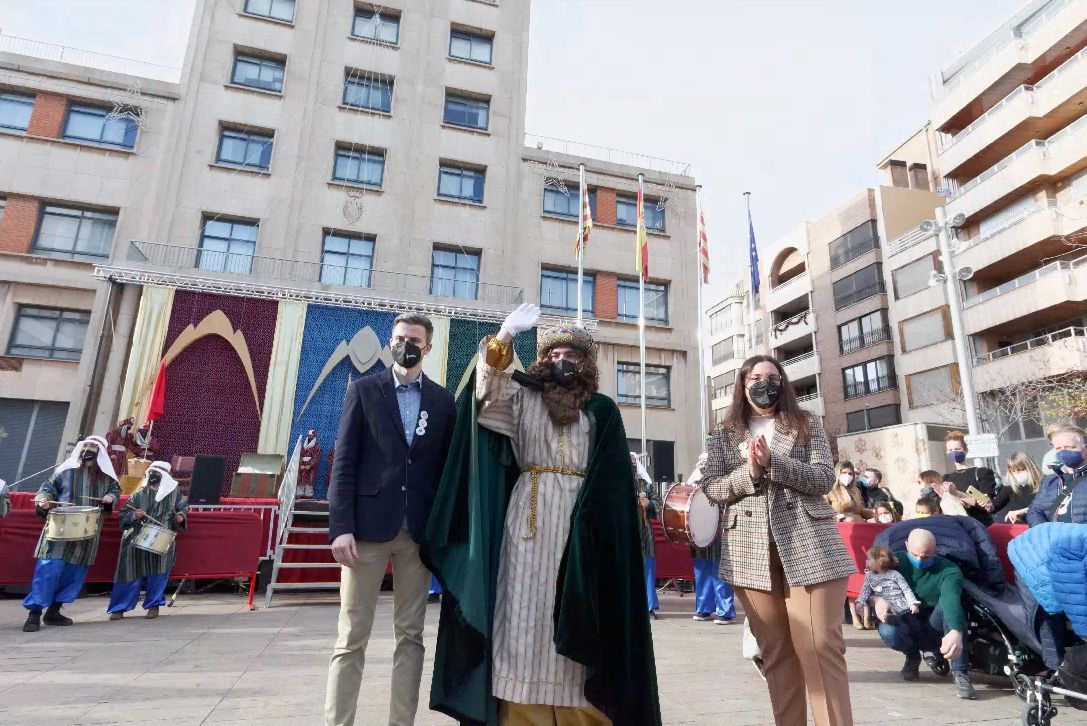 Así ha sido la llegada de los mensajeros de los Reyes Magos a Vila-real