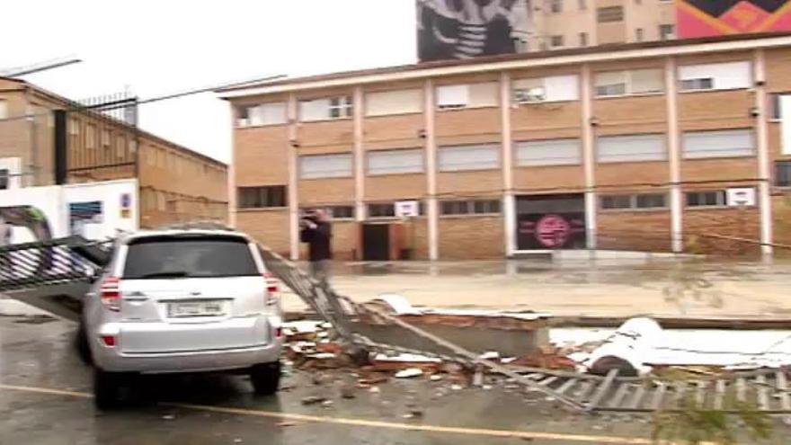 Las intensas rachas de viento en Málaga provocan 250 incidencias en tres horas