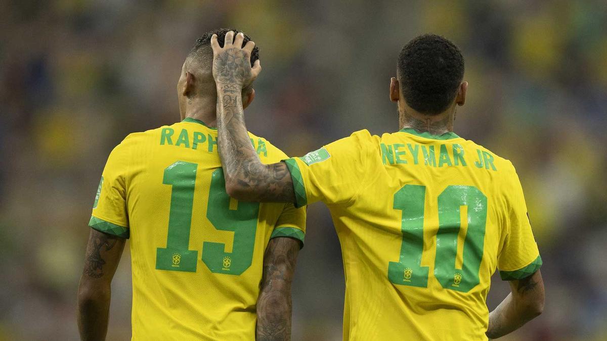 Neymar jugó el Mundial 2014 cuando estaba en el Barça, ahora le llega el turno a Raphinha